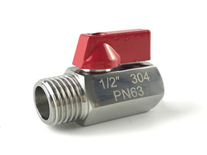 Vannes à opercule COVNA 90 jours pour eau, gaz, huile, filetage 1/8", 1/4", 3/8", 1/2" Mini BSP mâle et femelle en acier inoxydable - Product Image 5