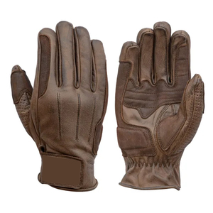 Gants de moto en cuir de chèvre véritable pour hommes, qualité supérieure, couleur personnalisée, gants en cuir pour moto de course - Product Image 1