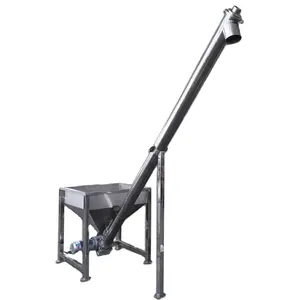 Stainless Steel Auger Conveyor Machine Screw Conveyor Inclined Conveyor For Powder Or Granules