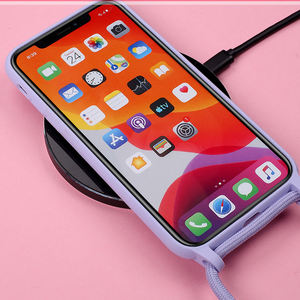 Para <span class=keywords><strong>iPhone</strong></span> 15 Pro Max contraportada <span class=keywords><strong>con</strong></span> collar de <span class=keywords><strong>cuerda</strong></span> <span class=keywords><strong>funda</strong></span> de silicona para teléfono móvil bandolera para <span class=keywords><strong>iPhone</strong></span> 14 13 12 Pro <span class=keywords><strong>funda</strong></span> <span class=keywords><strong>con</strong></span> correa - Product Image 2