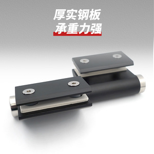 Black Buffer Pressure Glass Clamp 15-55kg Stainless Steel Minimalist Design For Shower Room Toilet Door Closing <b>Hardware</b> - Product Image 1