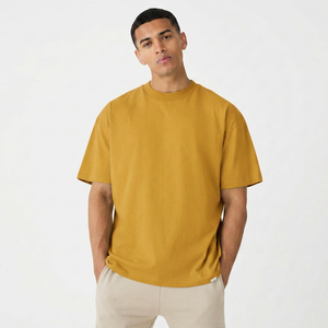 Camiseta de Hombre de Alta Calidad, 100% Algodón, Corte Regular, Transpirable, Fabricante OEM, Venta al Por Mayor, Proveedor de Exportación - Product Image 1