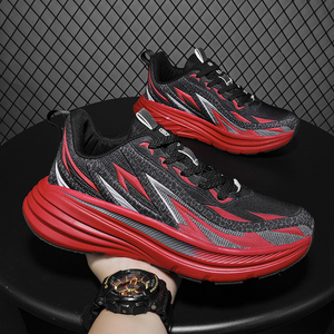 Sneakers Casual <span class=keywords><strong>da</strong></span> uomo personalizzate con Design a fiamma Low MOQ Brand <span class=keywords><strong>scarpe</strong></span> <span class=keywords><strong>da</strong></span> <span class=keywords><strong>Running</strong></span> antiscivolo con chiusura a lacci per la stagione primaverile - Product Image 5