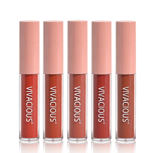 OEM Custom Liquid Matte Lipstick Red Vegan Waterproof Long Lasting Velvet Matte Liquid Lipstick <strong>Wholesale</strong> Mini Lipgloss Set - Product Image 1