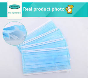 Penjualan laris pabrik masker hitam langsung 3 lapisan masker wajah hitam earloop stok tersedia masker wajah sekali pakai 3 lapisan untuk dewasa - Product Image 5