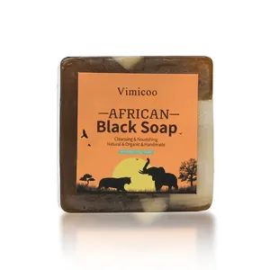 OEM Guangzhou Factory 100% natürliche organische vegane Hautpflege Reinigung handgemachte rohe afrikanische schwarze Bades eife