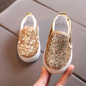 <span class=keywords><strong>Baskets</strong></span> légères antidérapantes à paillettes pour enfants, chaussures de planche décontractées à paillettes, couleur unie, nouvelle collection printemps 2023 - Product Image 3