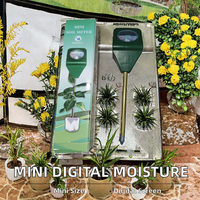 Mini testeur d'humidité du sol à affichage numérique, tête carrée, pour jardin, pelouse, plantes en pot