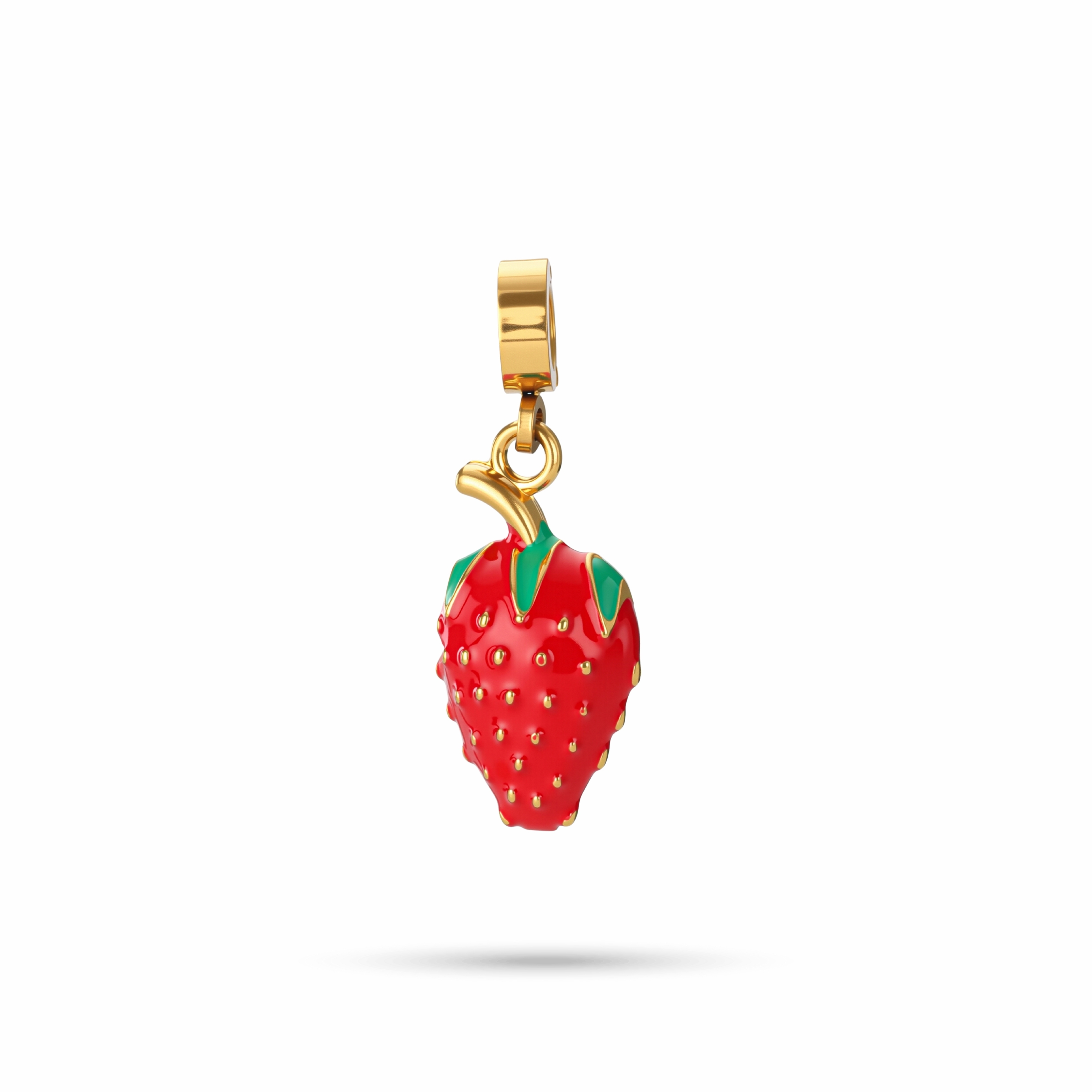 Breloque Fraise Rouge