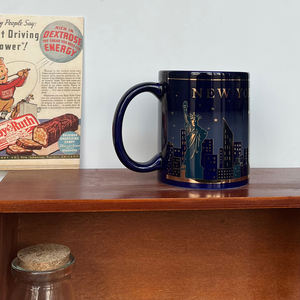 Taza <span class=keywords><strong>de</strong></span> vista nocturna <span class=keywords><strong>de</strong></span> la ciudad <span class=keywords><strong>de</strong></span> Nueva York, taza <span class=keywords><strong>de</strong></span> agua con estampado <span class=keywords><strong>de</strong></span> lámina dorada, taza <span class=keywords><strong>de</strong></span> recuerdo <span class=keywords><strong>de</strong></span> 20OZ - Product Image 2