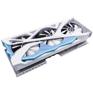 Carte graphique Yeston Radeon RX 9070 <span class=keywords><strong>XT</strong></span> 16G GDDR6 Sakura OC, carte vidéo de jeu, 9070xt, personnages d'anime, GPU de bureau pour jeux - Product Image 2