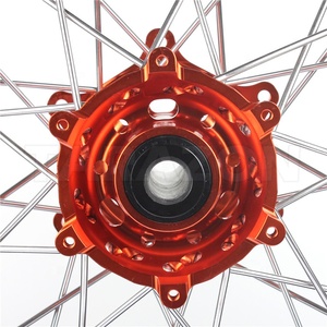 Jeu de jantes à rayons Supermoto 17'' pour Kawasaki Honda Suzuki Yamaha KTM HUSQVARNA GasGas Beta Sherco - Product Image 4
