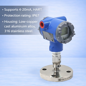 Trasmettitore di Pressione a Flangia Singola con Display LCD |   Trasmettitore di Pressione Intelligente 4-20mA HART |   Ex Opzionale - Product Image 2