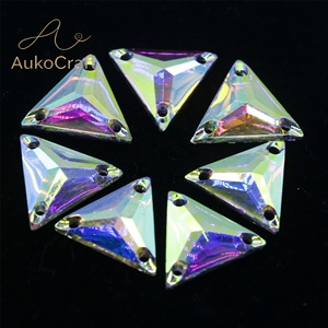 Piedras de Resina con Corte Rivoli Firstones Sparkle, Cristales AB Planos para Coser, Decoración de Joyería y Ropa - Product Image 6
