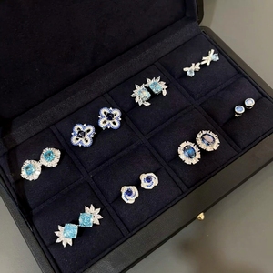 Aretes de Acero Inoxidable, Aretes Colgantes de Moda, Plata 925 al por Mayor, Aretes de Moda, Accesorios para Pendientes - Product Image 1