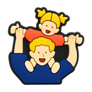 2025สินค้าขายดีรองเท้าพีวีซีของตกแต่งรองเท้าหัวเข็มขัดเครื่องประดับรองเท้าวันพ่อมีเสน่ห์สำหรับการอุดตันเสน่ห์ - Product Image 6