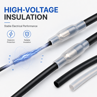 Tube rétractable chirurgical en PTFE transparent de qualité médicale, non toxique, biocompatible, sans danger pour les aliments, à paroi mince et résistant à la friction
