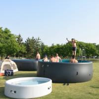 Aufblasbarer Pool zum Fabrikpreis, Oberirdischer Schwimmpool, Wasserspielgeräte, Aufblasbarer Igo-Pool, Familien-Schwimmbad