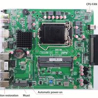 Carte mère industrielle ZhengFeng nouvelle génération I5 SSI EEB, Intel Core Mini PC DDR3, double 256 Go de RAM max, non intégrée