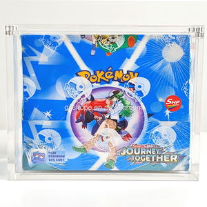 SHP personnalisé acrylique 1999-2000 <span class=keywords><strong>Pokemon</strong></span> Jungle <span class=keywords><strong>Booster</strong></span> Box édition belge anglais carte protecteur dalles vitrine Style moderne - Product Image 1