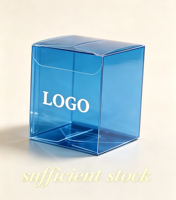 Boîte cube transparente en plastique PVC PET PP, taille personnalisée, revêtement UV, couleur personnalisée pour emballage de bougies, diffuseurs, bombes de bain, coffrets cadeaux, vente en gros