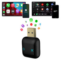 Adaptateur sans fil CarPlay Android Auto 2 en 1 Dongle de jeu sans fil pour voiture Convertir l'adaptateur CarPlay Android filaire en sans fil