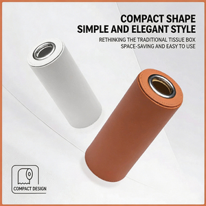 Distributeur <span class=keywords><strong>de</strong></span> serviettes en <span class=keywords><strong>papier</strong></span> cylindrique pour véhicule, support <span class=keywords><strong>de</strong></span> rouleau <span class=keywords><strong>de</strong></span> <span class=keywords><strong>papier</strong></span> automatique, conteneur <span class=keywords><strong>de</strong></span> rangement rond pour <span class=keywords><strong>papier</strong></span>, anti-secousse, pratique - Product Image 2