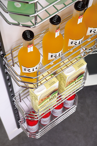 Modern Design Kitchen Cabinet Factory Direct Wholesale Soft Closing MDF Base With Side Pull Out <b>Basket</b> Pull Out <b>Basket</b> Kitchen S - Product Image 5