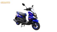 Motocyclettes à essence HX d'usine 125CC à vendre, moteur refroidi par air, moteur CVT, freins à disque et à tambour, scooters CEE COC pour adultes