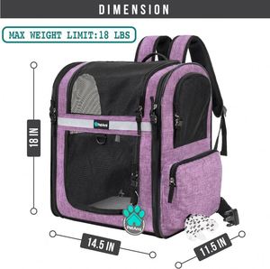 Free Sample New High Quality Waterproof Pet Food <b>Carrier</b> <b>Backpack</b> Multi Functional Weekend <b>Dog</b> Food Bag for Outdoor - Product Image 2