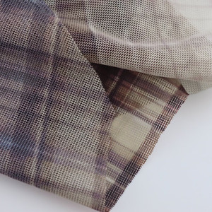 Camiseta <span class=keywords><strong>de</strong></span> <span class=keywords><strong>Manga</strong></span> <span class=keywords><strong>Larga</strong></span> con Cuello Asimétrico, Estilo Retro, Plisada con <span class=keywords><strong>Tul</strong></span> a Cuadros, para Mujer, Primavera - Product Image 2