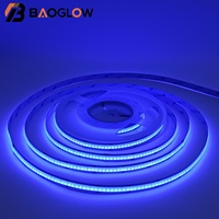 Bande LED COB 756 LED 768 LED/m sur PCB 10MM, Dimmable, Double Couleur, DC12V 24V, Bande LED Intelligente RGB pour Fêtes et Événements