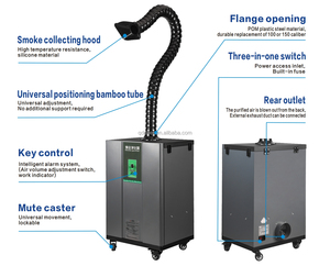 Depuratore d'Aria Industriale con Estrattore di Fumi e Purificatore Laser a Una o Due Teste - Product Image 4