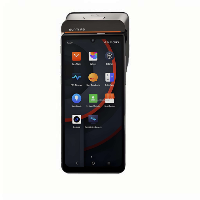 SUNMI P3 Retail Billing Cash Register System Android 12 Handheld Barcode Scan Bluetooth 58mm Terminal Printer Smart POS Machine