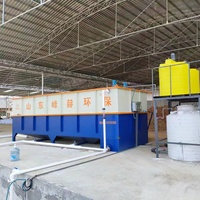 Entegre küçük DAF, pıhtılaşma ve flokülasyon tankı 10-100m3/h ile çözünmüş hava flotasyon makinesi