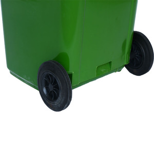 Thickened 240L outdoor trash can with lid, <b>large</b> plastic sorting trailer, wholesale of community property management and - Product Image 2