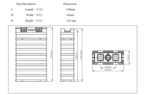 Ciclo profondo 3.2V 100Ah LiFePO4 batteria ricaricabile agli ioni di litio prismatico LFP100Ah-<span class=keywords><strong>B</strong></span> prodotto ad alte prestazioni - Product Image 2