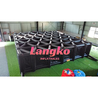 Nouveau design pas cher prix Outdoor Sport Laser Tag gonflable Laser Maze Arena à vendre