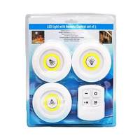 Lampe LED moderne avec télécommande, matériau ABS, base antidérapante, facile à nettoyer, accessoire intelligent pour la maison