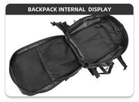 Sac à dos tactique MOLLE Oxford imperméable 35L, sac à dos de 3 jours pour la randonnée, le camping, les voyages et les commandes en gros OEM