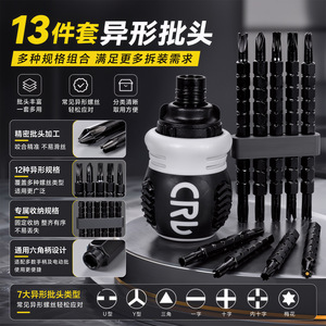 Crd Short Handle Ratchet Screwdriver Set With Magnetic Bits For Furniture Repair And Small Appliance Maintenance - Product Image 5