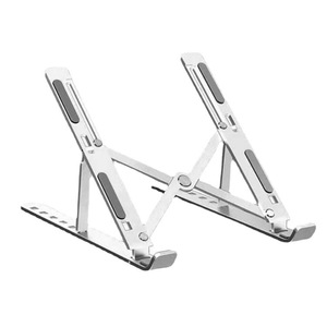 <span class=keywords><strong>Soporte</strong></span> Plegable y Ajustable de Aleación de Aluminio para Laptop y Tablet, <span class=keywords><strong>Soporte</strong></span> Vertical para Computadora de Escritorio de 18 Pulgadas con Bolsa de Almacenamiento - Product Image 1