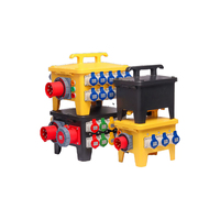 Boîte de prise de table étanche industrielle IP67 multifonctionnelle 16A-125A en plastique ABS pour usage commercial/industriel