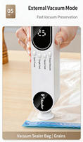 Machine à sceller sous vide OEM, portable, USB, pour la maison, machine à sceller les sacs alimentaires, machine d'emballage de cuisine, mini scelleuse