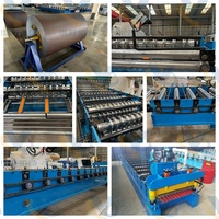 Machine à tôles de toiture entièrement automatique en acier inoxydable de haute qualité Yousheng avec contrôle PLC, moteur à engrenages et roulement pour panneaux ondulés