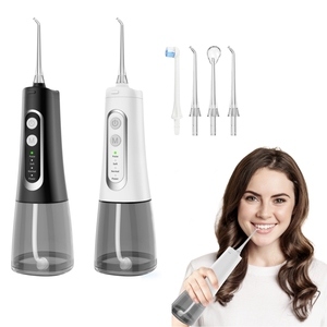 Set Irigator Oral & Sikat Gigi Elektrik Tanpa Kabel, Dapat Diisi Ulang, Tahan Air IPX7 dengan Bulu Sikat Lembut untuk Perjalanan - Product Image 2