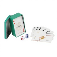Cartes à Jouer Premium Personnalisables en Plastique Durable avec Boîte en Fer, Publicitaires, Recyclables, Coins Arrondis, pour la Famille
