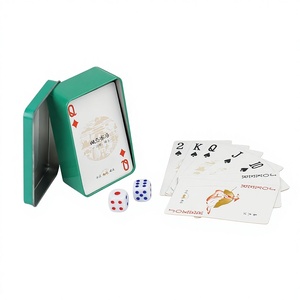Naipes Bíblicos Premium Personalizables <span class=keywords><strong>de</strong></span> Plástico Duradero con Caja <span class=keywords><strong>de</strong></span> Hierro, Reciclables, con Esquinas Redondeadas, para Publicidad y Uso Familiar - Product Image 1
