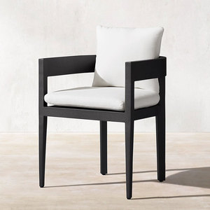 Patio tavolo da pranzo rotondo in metallo <span class=keywords><strong>nero</strong></span> e sedie luxury living all weathaer set da giardino mobili da esterno set da pranzo in alluminio - Product Image 3