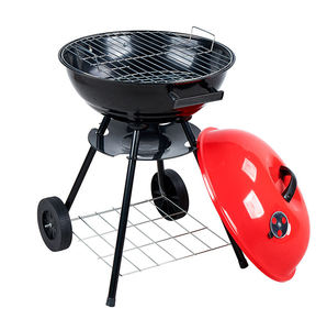 Barbecue au charbon <span class=keywords><strong>de</strong></span> bois pratique, abordable et sûr avec structure métallique pour balcon et terrasse - Product Image 1